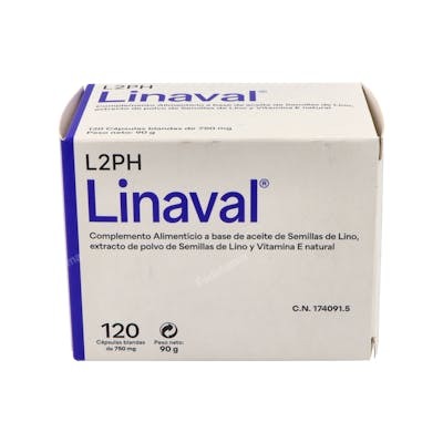 ELE2PHARMA Linaval 120 Capsulas