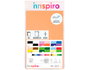 Innspiro Set de 4 láminas de goma EVA adhesivas otoño 20x30cm