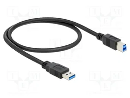 DeLOCK Cable USB 3.2 Gen 1 Tipo-A a Tipo-B 0,5 m Negro 85065