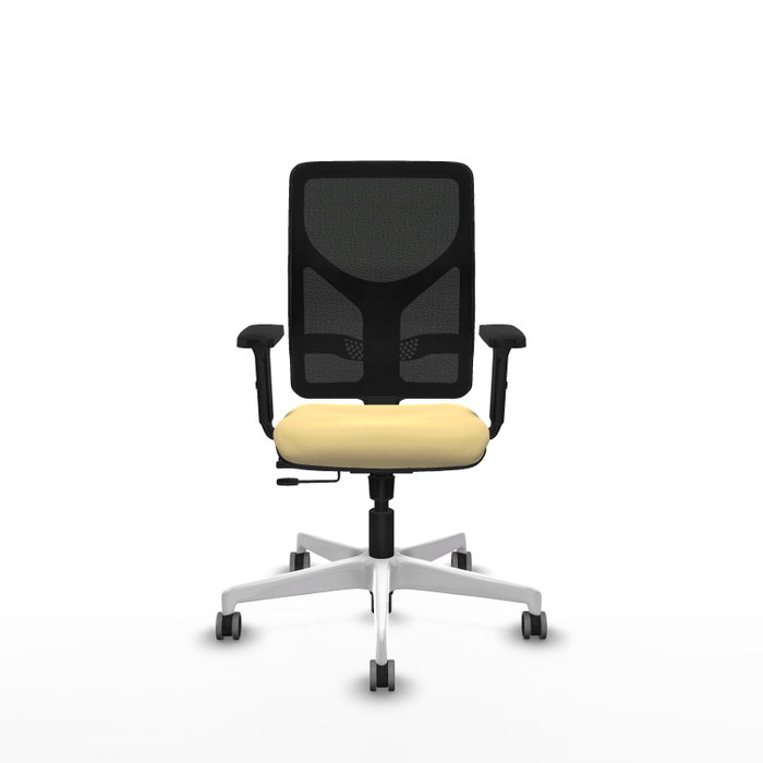 PIQUERAS Y CRESPO Silla de oficina Motilla con mecanismo Sincro/Traslack, Crema y Negro PIQUERAS Y CRESPO Silla de oficina Motilla con mecanismo Sincro/Traslack, Crema y Negro