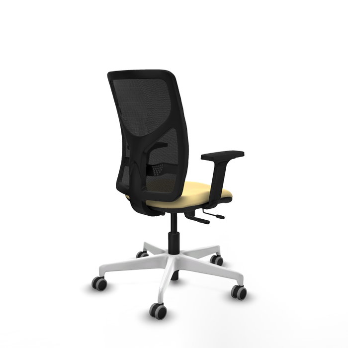PIQUERAS Y CRESPO Silla de oficina Motilla con mecanismo Sincro/Traslack, Crema y Negro PIQUERAS Y CRESPO Silla de oficina Motilla con mecanismo Sincro/Traslack, Crema y Negro