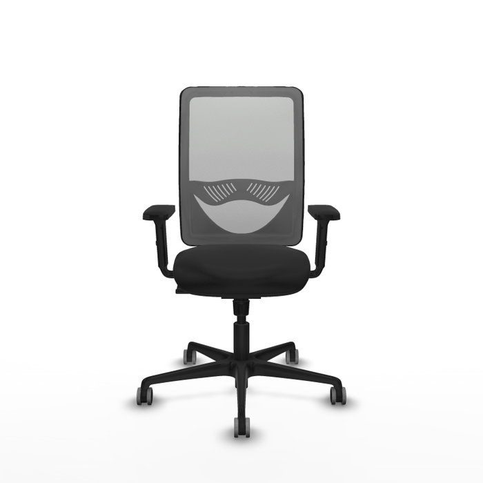 PIQUERAS Y CRESPO Silla de oficina Zulema con mecanismo Sincro, Negro y Gris PIQUERAS Y CRESPO Silla de oficina Zulema con mecanismo Sincro, Negro y Gris