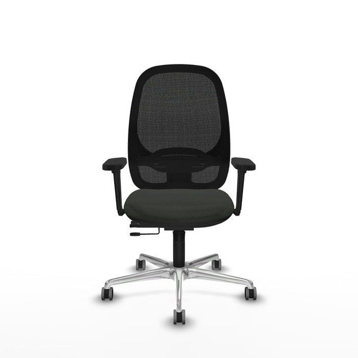 PIQUERAS Y CRESPO Silla de oficina Cilanco con mecanismo Sincro/Traslack y Brazos 3D