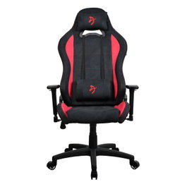 Arozzi Silla Gaming Torretta SuperSoft, Color Negro con Rojo