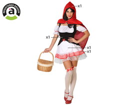 Atosa Disfraz Caperucita Mujer Adulto Vestido M-L