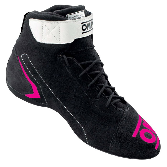 OMP Zapatillas First FIA 8856-2018 Negro/Fucsia Talla 43