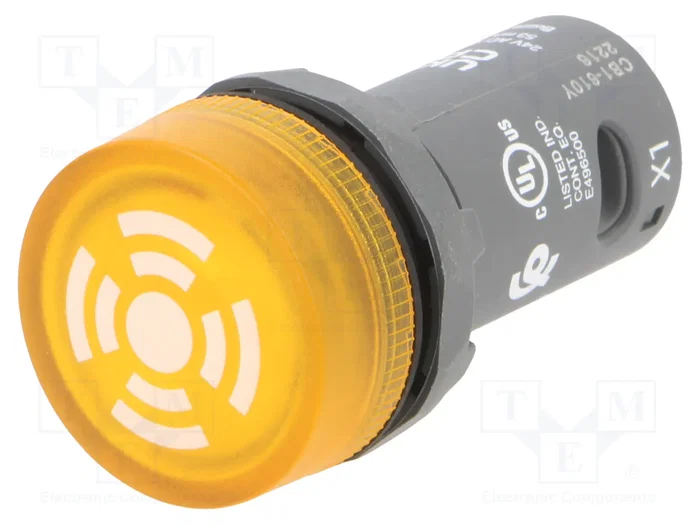 ABB Señalizador luminoso y sonoro CB1 de 22mm amarillo ABB Señalizador luminoso y sonoro CB1 de 22mm amarillo