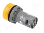 ABB Señalizador luminoso y sonoro CB1 de 22mm amarillo