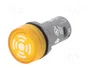 ABB Señalizador luminoso y sonoro CB1 de 22mm amarillo