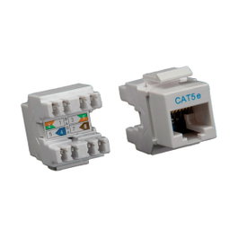 ROLINE Kat.5e Clase D Keystone RJ-45 sin blindaje gris claro