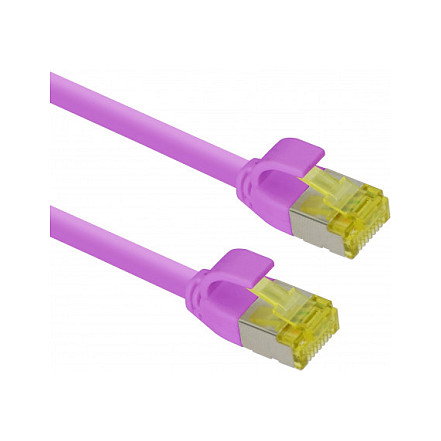 Helos Patchkabel Cat.6a Ultraslim Magenta 7,5m Helos Patchkabel Cat.6a Ultraslim Magenta 7,5m