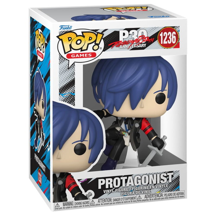Persona 3 Figura POP! Games Vinyl Male Protagonist (Makoto) 9 cm