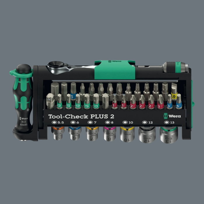 Wera Tool-Check Plus 2 Juego de herramientas multiusos compacto 39 piezas Wera Tool-Check Plus 2 Juego de herramientas multiusos compacto 39 piezas