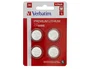 Verbatim Pack de 4 Pilas de Litio CR2032 3V