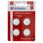 Verbatim Pack de 4 Pilas de Litio CR2032 3V