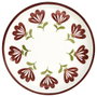 Home Deco Factory Plato Llano Edith de 26,5 cm