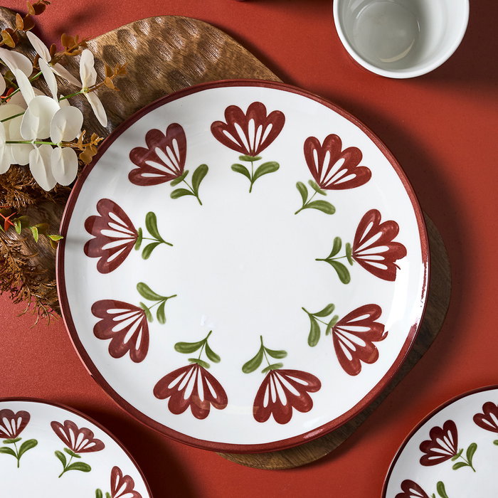 Home Deco Factory Plato Llano Edith de 26,5 cm