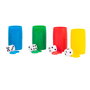 DEQUBE Parchís y Oca Juego de Mesa con Accesorios D00330 para Niños +5 Años - Español, Inglés, Portugués