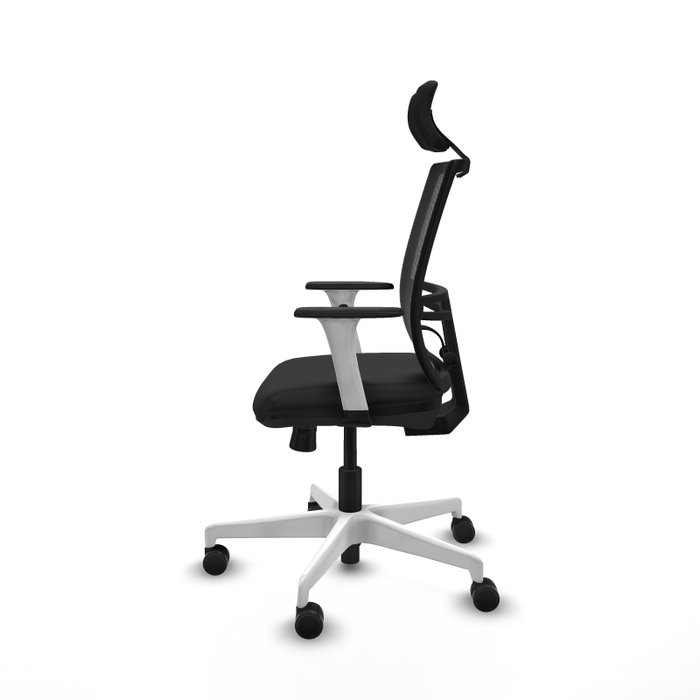 PIQUERAS Y CRESPO Silla de oficina Yunquera con mecanismo Sincro/Traslack en Negro PIQUERAS Y CRESPO Silla de oficina Yunquera con mecanismo Sincro/Traslack en Negro