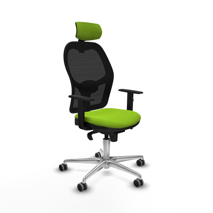 PIQUERAS Y CRESPO Silla de oficina Jorquera con mecanismo Sincro, color Pistacho y Negro PIQUERAS Y CRESPO Silla de oficina Jorquera con mecanismo Sincro, color Pistacho y Negro