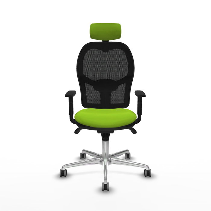 PIQUERAS Y CRESPO Silla de oficina Jorquera con mecanismo Sincro, color Pistacho y Negro PIQUERAS Y CRESPO Silla de oficina Jorquera con mecanismo Sincro, color Pistacho y Negro
