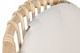 DKD Home Decor Set de Mesa y 2 Sillones con Cojín de Ratán