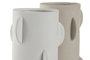 DKD Home Decor Jarrón de Porcelana 15,5x15,5x30 cm Surtido