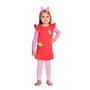 Peppa Disfraz Infantil Dress Rojo 2-3 años