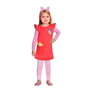 Peppa Disfraz Infantil Dress Rojo 2-3 años