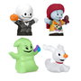 Pesadilla antes de Navidad Pack de 4 Minifiguras Fisher-Price Little People Collector 7 cm