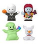 Pesadilla antes de Navidad Pack de 4 Minifiguras Fisher-Price Little People Collector 7 cm
