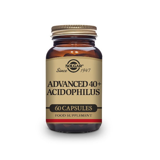 Solgar 40 Plus Acidophilus Avanzado 60 Cápsulas Vegetales