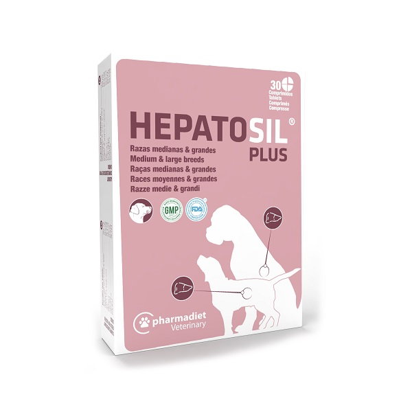 Pharmadiet Hepatosil Plus Razas Grandes 30 comprimidos Pharmadiet Hepatosil Plus Razas Grandes 30 comprimidos
