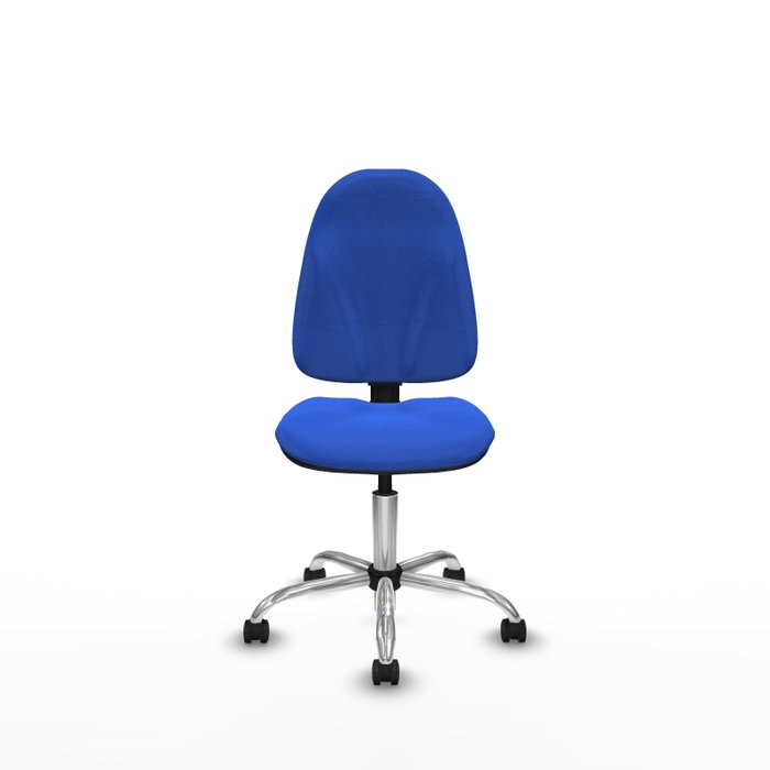 PIQUERAS Y CRESPO Silla de oficina Algarra Azul con mecanismo de doble maneta