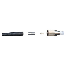 EFB Elektronik Conector FC MM 2,0mm de Metal con Protección contra Pliegues Rojo