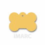 Placa identificativa para collar Imarc Bone Amarillo