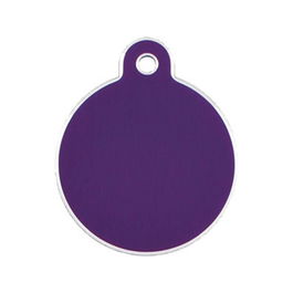 Placa identificativa para collar Imarc Circle Lila