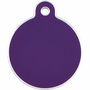 Placa identificativa para collar Imarc Circle Lila