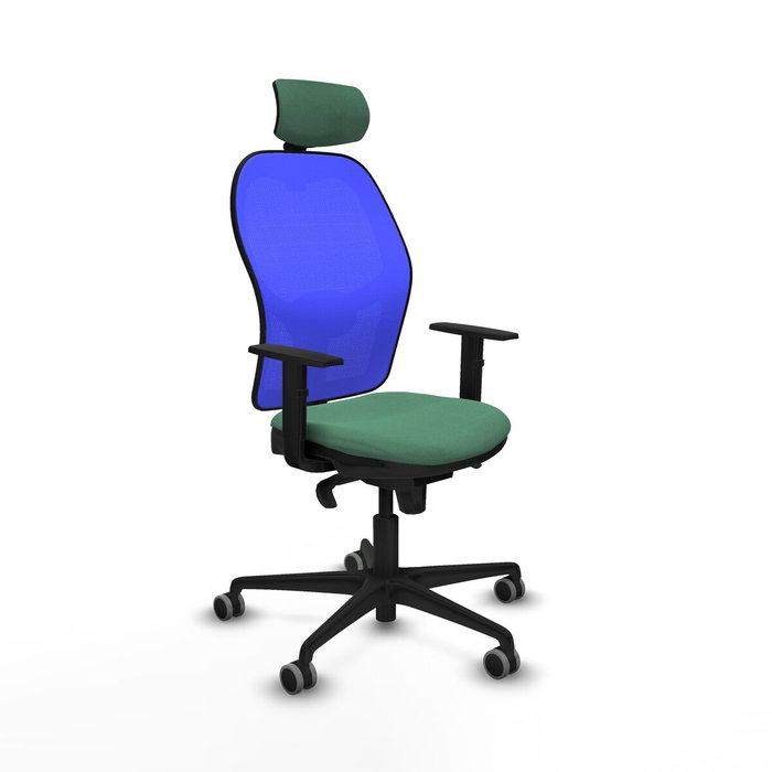 PIQUERAS Y CRESPO Silla de oficina Jorquera Verde esmeralda y Azul PIQUERAS Y CRESPO Silla de oficina Jorquera Verde esmeralda y Azul