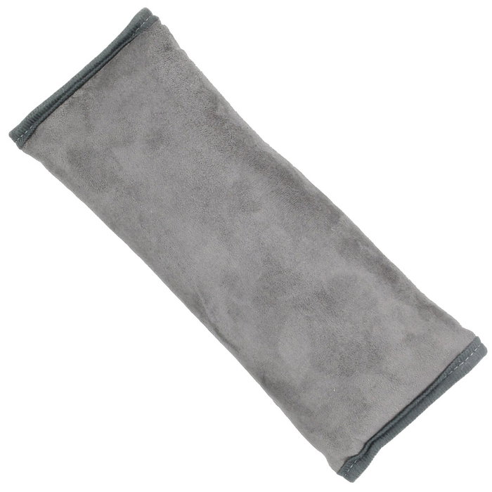 Jet Lag Cojín Protector Cinturón Coche, Protege el Cuello, Gris/Azul/Negro, Lavable