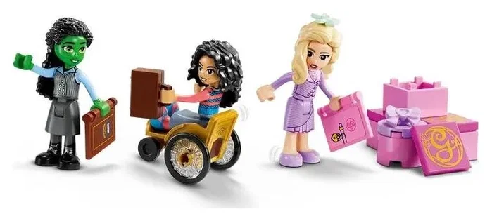 LEGO Glinda, Elphaba y Nessarose en Shiz University 75681