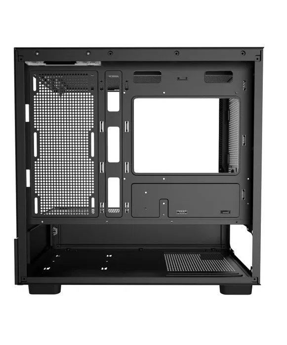 Keep Out XC-301 GLASS Caja de Ordenador Gaming Micro-ATX/ITX Negra con Cristal Templado ARGB y 3 Ventiladores 120mm - para Tarjeta Gráfica de 420mm