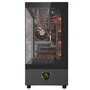 Keep Out XC-301 GLASS Caja de Ordenador Gaming Micro-ATX/ITX Negra con Cristal Templado ARGB y 3 Ventiladores 120mm - para Tarjeta Gráfica de 420mm
