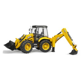 Bruder Retroexcavadora JCB 5CX eco con Doble Pala y Acristalada