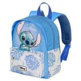 Disney Mochila Preescolar Ligera Lilo y Stitch Color Lila, 5 Litros, Compartimento con Cremallera, Poliéster - Modelo Joy Cheeky