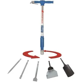 Scheppach AERO 2 SPADE Boquilla Neumática Universal 5 en 1 Herramienta de Aire Comprimido 6,3 Bar para Lugares de Difícil Acceso
