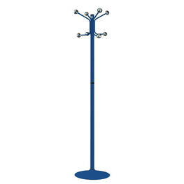 Perchero Cilindro Pie Metalico H-12D 8 Bolas 175X37 Desmontable Azul