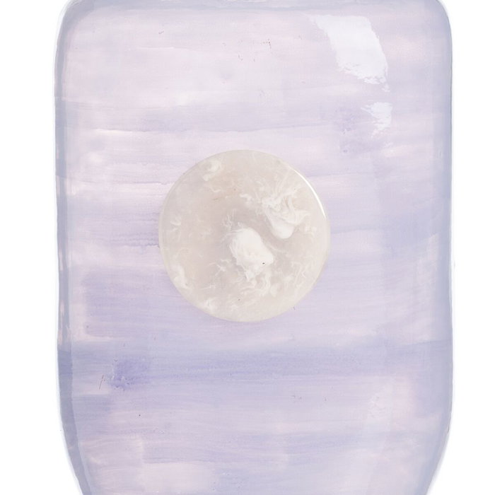 Ixia Jarrón Azul-Blanco de Cristal Decoración 15 x 9 x 31 cm Ixia Jarrón Azul-Blanco de Cristal Decoración 15 x 9 x 31 cm