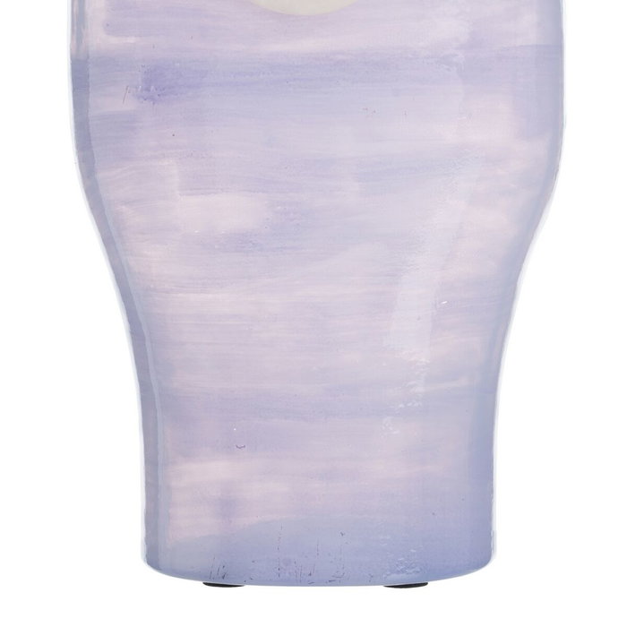 Ixia Jarrón Azul-Blanco de Cristal Decoración 15 x 9 x 31 cm Ixia Jarrón Azul-Blanco de Cristal Decoración 15 x 9 x 31 cm