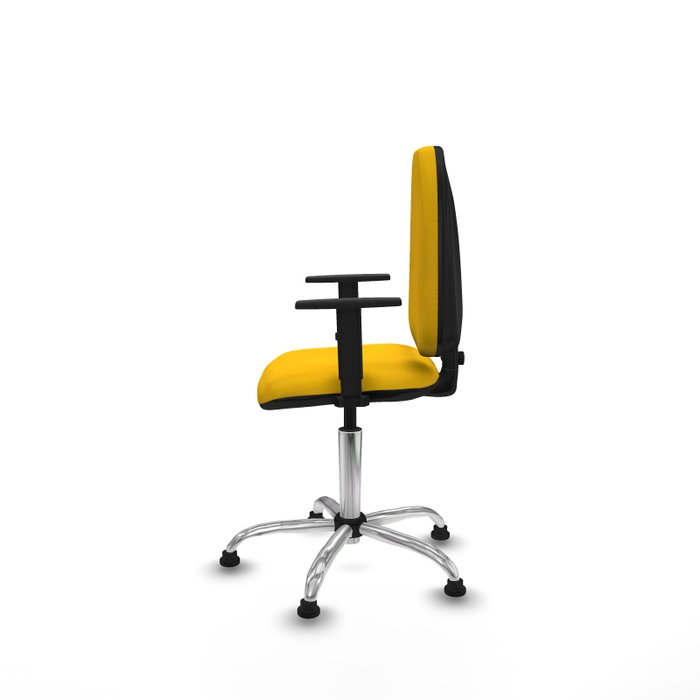 PIQUERAS Y CRESPO Silla de oficina Aýna Amarilla con Brazos 1D PIQUERAS Y CRESPO Silla de oficina Aýna Amarilla con Brazos 1D
